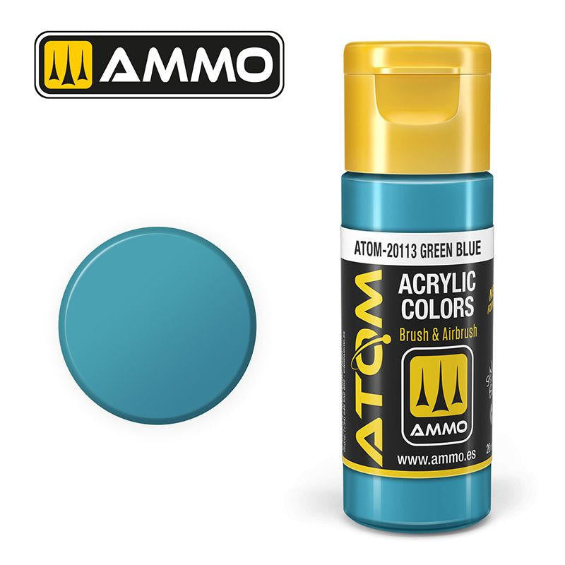 MiG Ammo ATOM COLOR Green Blue (20113)